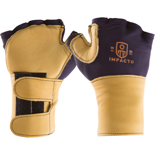 Gants de protection sup&eacute;rieure contre les impacts & les microtraumarismes r&eacute;p&eacute;t&eacute;s, main gauche, Taille T-petit, Paume Cuir fleur Distribution Industrielle GC