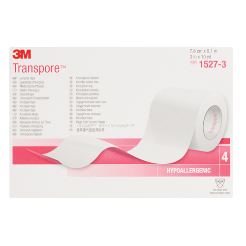 3M Transpore Surgical Tape, Class 1, 30' L x 3" W Distribution Industrielle GC