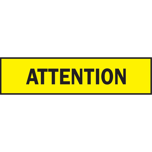Barricade Tape, Bilingual, 3" W x 200' L, 3 mils, Black on Yellow Distribution Industrielle GC