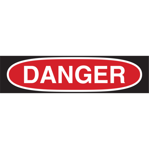 Enseigne Danger, 10" x 14", Polystyr&egrave;ne, Bilingue Distribution Industrielle GC