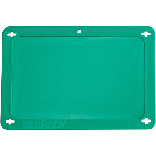 &eacute;tiquette vierge pour vanne, Plastique, 4-3/4" la x 3-1/4" h Distribution Industrielle GC