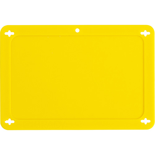 &eacute;tiquette vierge pour vanne, Plastique, 4-3/4" la x 3-1/4" h Distribution Industrielle GC