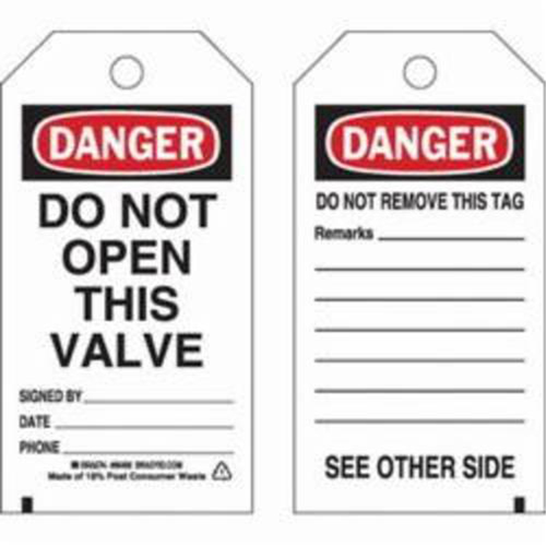 &eacute;tiquettes de s&eacute;curit&eacute; auto-plastifiantes, Polyester, 3" la x 5-3/4" h, Anglais Distribution Industrielle GC