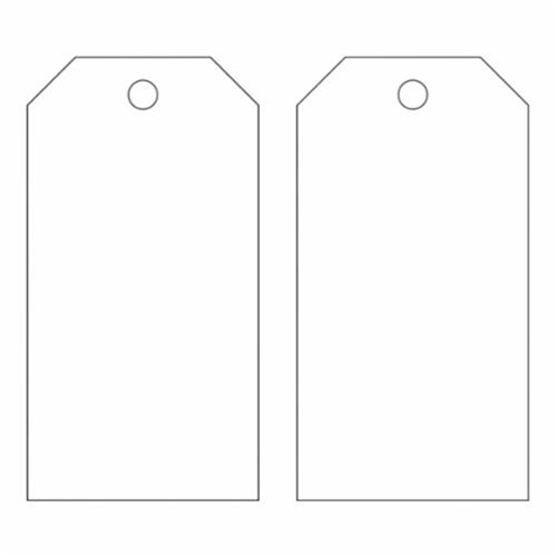 &eacute;tiquettes vierges pour la pr&eacute;vention des accidents, M&eacute;tal, 3" la x 5-3/4" h Distribution Industrielle GC