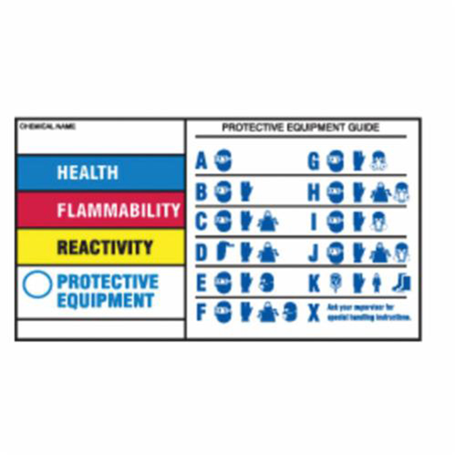 &eacute;tiquettes de protection pour &eacute;quipement, Polyester, Feuille, 7" lo x 4" la Distribution Industrielle GC