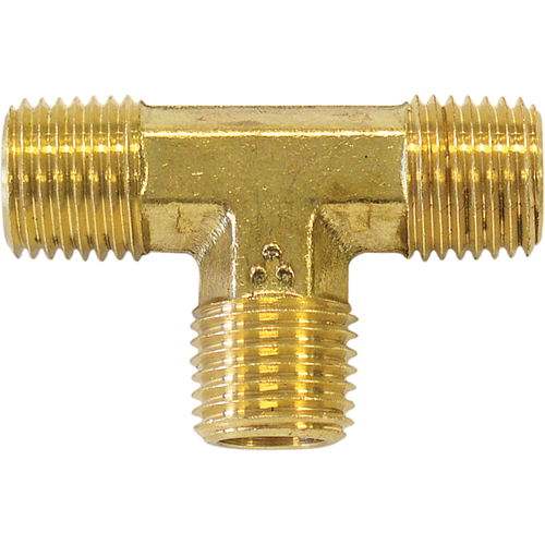Raccords en T m&acirc;les, Laiton, 1/2" Distribution Industrielle GC