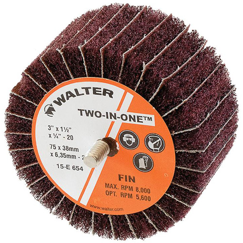 Meule &agrave; lamelles abrasives Two-In-One Distribution Industrielle GC