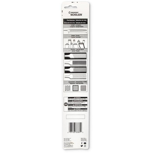 Lime d'affûtage, Plat, 8", Simple/double Distribution Industrielle GC