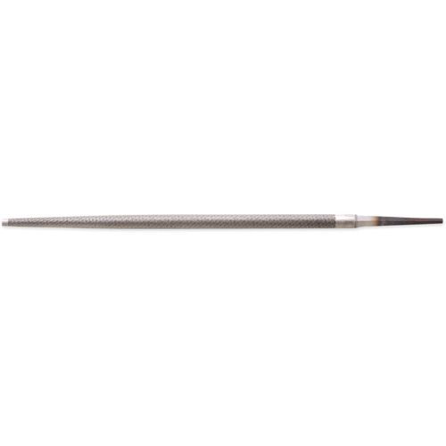 Single Cut File, 3/8" Dia. x 10" L, Round, Bastard Cut Distribution Industrielle GC
