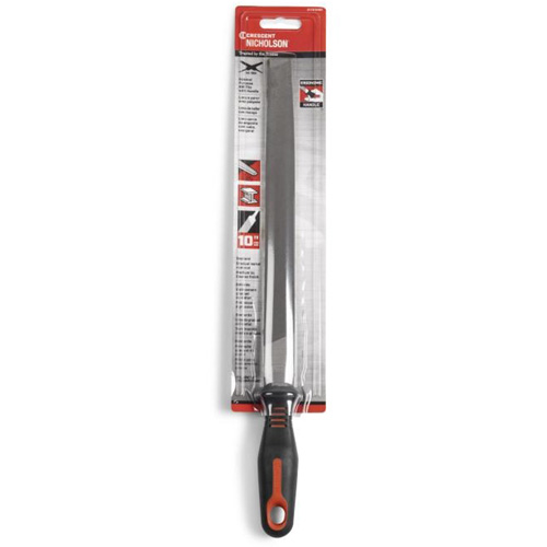 Lime d'usinage &agrave; taille simple, Plat, 10", B&acirc;tarde Distribution Industrielle GC