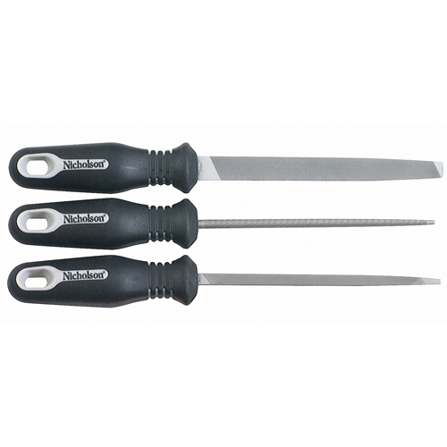 Jeu de limes ergonomiques, 3 pi&egrave;ces Distribution Industrielle GC