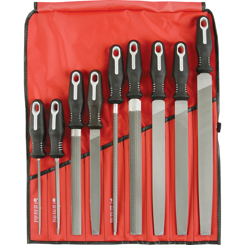 9-Piece Ergonomic File Set, 9 Pcs Distribution Industrielle GC