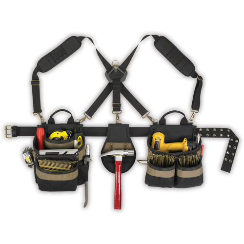 20-Pocket, 5-Piece Comfortlift Combo Systems, Polyester, Black Distribution Industrielle GC