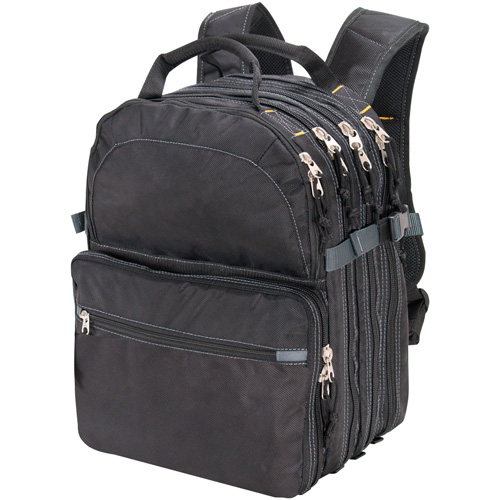 Sacs &agrave; dos pour outils &agrave; 75 pochettes, 13" lo x 17-1/2" la, Noir, Nylon Distribution Industrielle GC