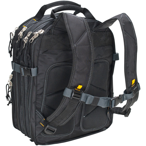 Sacs &agrave; dos pour outils &agrave; 75 pochettes, 13" lo x 17-1/2" la, Noir, Nylon Distribution Industrielle GC