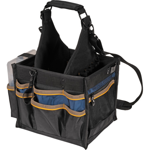 Grands porte-outils pour &eacute;lectriciens et travaux de maintenance, Polyester, 23 pochettes, Noir Distribution Industrielle GC