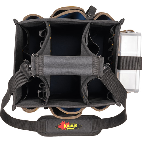 Grands porte-outils pour &eacute;lectriciens et travaux de maintenance, Polyester, 23 pochettes, Noir Distribution Industrielle GC