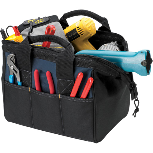 BIGMOUTH&reg; Tool Bag, Polyester, 23 Pockets, Black Distribution Industrielle GC