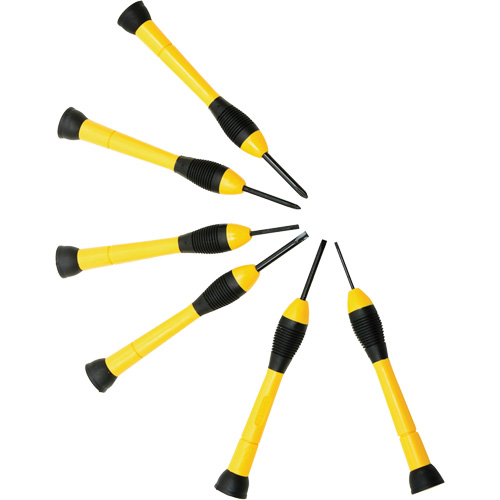 Precision Screwdriver Set, 6 Pcs. Distribution Industrielle GC