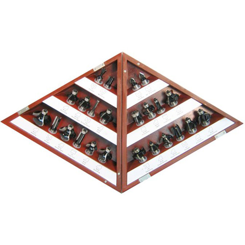 Jeux de fraises &agrave; d&eacute;foncer au carbure &agrave; 3 cannelures Distribution Industrielle GC