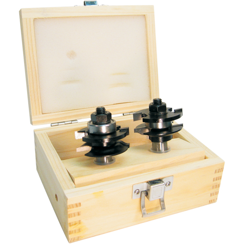 2-Flute, Rail &amp  Stile Sets Distribution Industrielle GC