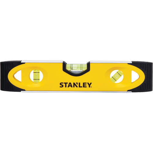 Shock-Resistant Torpedo Level, 9" L, Aluminum, 3 Vials, Magnetic Distribution Industrielle GC