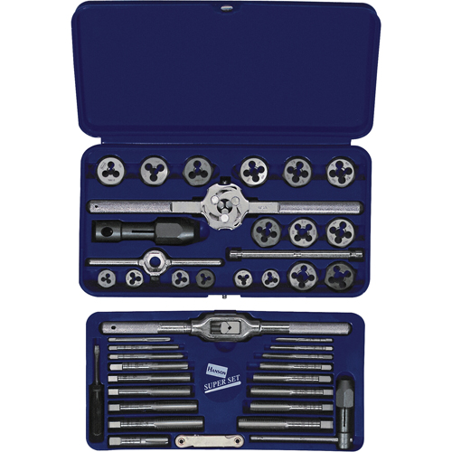 Hanson&reg; Metric Tap & Hex Die Set, 25 Pieces Distribution Industrielle GC