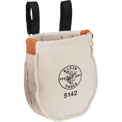 Utility tool Bag with Loop Connection, Canvas, 1 Pockets, Beige/Black Distribution Industrielle GC