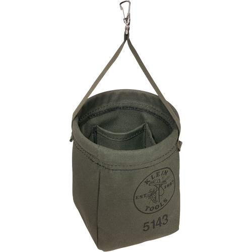 Tapered-Bottom Bag, 8" H, Canvas, Grey Distribution Industrielle GC