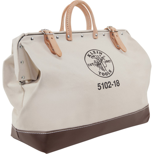 Heavy-Duty 18" Tool Bag, Canvas, 1 Pockets, Beige Distribution Industrielle GC