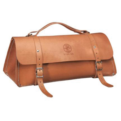 20" Deluxe Leather Bag, Leather, 1 Pockets, Brown Distribution Industrielle GC