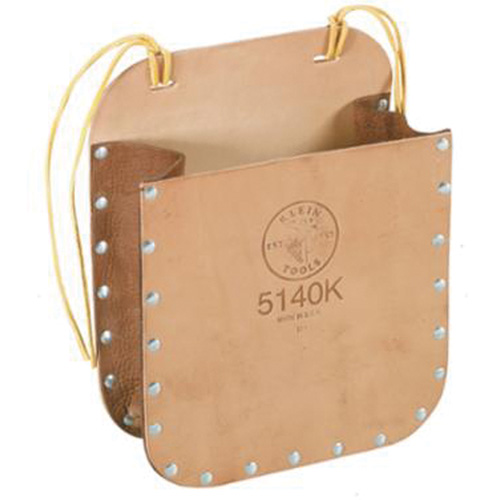 Sac d'outils avec sangle, Cuir, 1 pochettes, Brun Distribution Industrielle GC