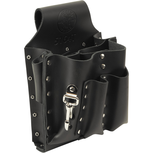 Tool Pouch, Multiple Tool Holder, Leather, 8 Pockets Distribution Industrielle GC