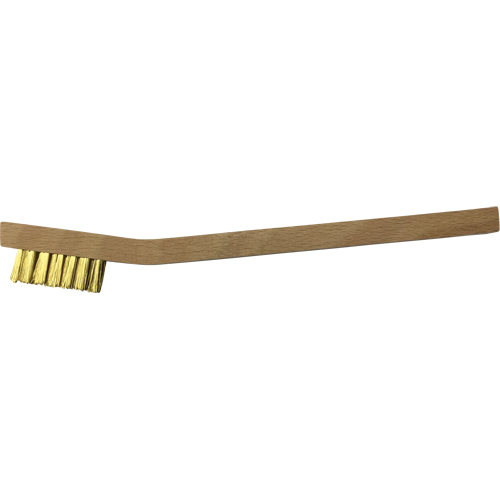 Petites brosses de nettoyage , Laiton, 3 x 7 rangs de fils, Longueur 7-3/4" Distribution Industrielle GC