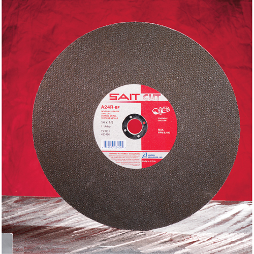 A24N Fast Grinding Wheel, 6" x 1/4", 7/8" Arbor, Aluminum Oxide, Type 27 Distribution Industrielle GC