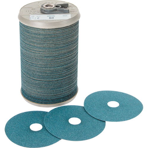 Disque en fibre pour meulage agressif Blue Line, Zirconium, 24, 9-1/8" Dia x 7/8" Arbre Distribution Industrielle GC