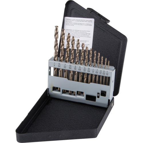 Jobber Length Drill Bit Set, 13 Pieces, High Speed Cobalt Distribution Industrielle GC
