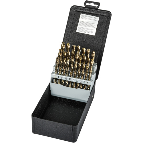 Jobber Length Drill Bit Set, 26 Pieces, High Speed Cobalt Distribution Industrielle GC