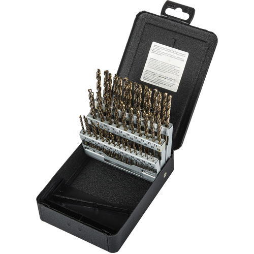 Jobber Length Drill Bit Set, 60 Pieces, High Speed Cobalt Distribution Industrielle GC