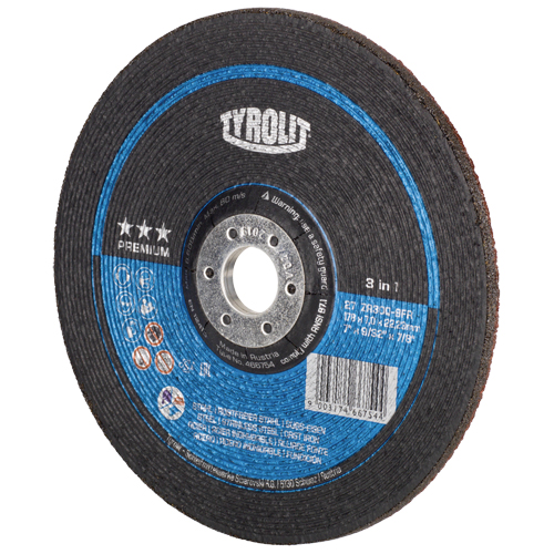 Meule, 7" x 9/32", Arbre 7/8", Type 27 Distribution Industrielle GC