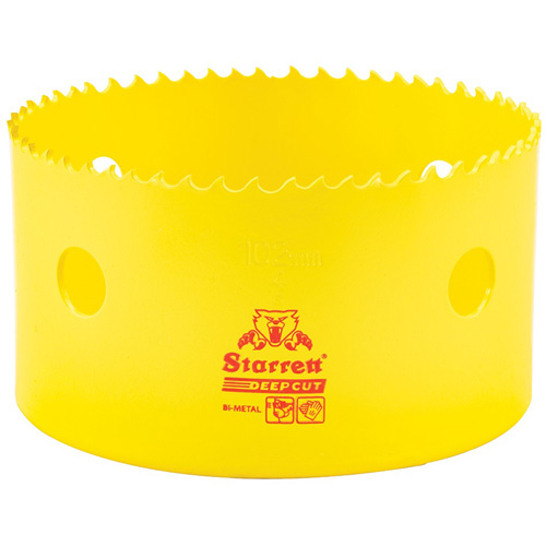 Bi-Metal Holesaw - 4", 4", 2" Depth of Cut, Bi-Metal Distribution Industrielle GC