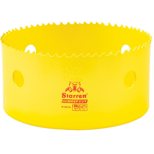 Scie &agrave; cloche bim&eacute;tal 4-1/2", 4-1/2", Profondeur de la coupe 2", Bim&eacute;tal Distribution Industrielle GC