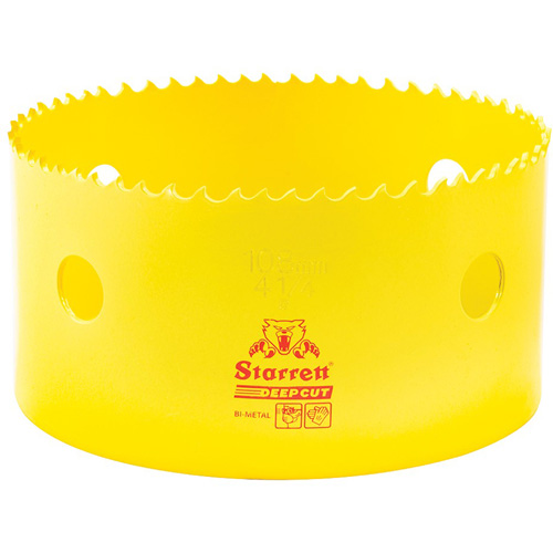 Scie &agrave; cloche bim&eacute;tal 4-1/4", 4-1/4", Profondeur de la coupe 2", Bim&eacute;tal Distribution Industrielle GC