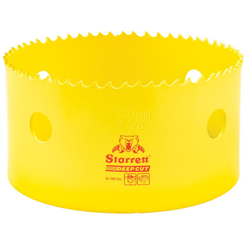 Scie &agrave; cloche bim&eacute;tal 4-1/8", 4-1/8", Profondeur de la coupe 2", Bim&eacute;tal Distribution Industrielle GC