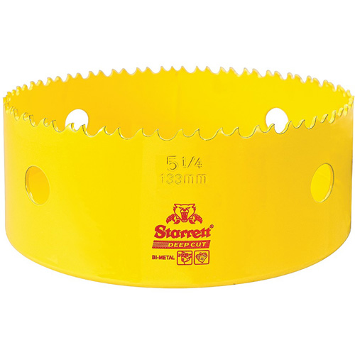 Scie &agrave; cloche bim&eacute;tal 5-1/4", 5-1/4", Profondeur de la coupe 2", Bim&eacute;tal Distribution Industrielle GC