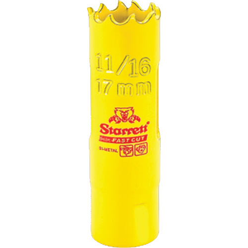 Bi-Metal Holesaw - 11/16", 11/16", 1-5/8" Depth of Cut, Bi-Metal Distribution Industrielle GC