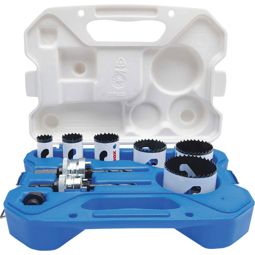 Ensemble de scies-cloches d'&eacute;lectricien Speed Slot, 9 morceaux Distribution Industrielle GC