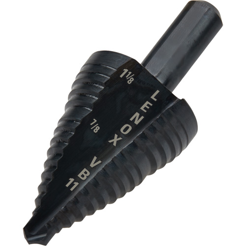 Foret &eacute;tag&eacute; no 11, 7/8" - 1-1/8", Incr&eacute;ments de 1/4", Acier rapide Distribution Industrielle GC