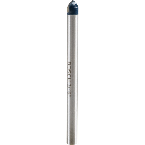 Glass and Tile Bit, Carbide, 4" Flute Distribution Industrielle GC