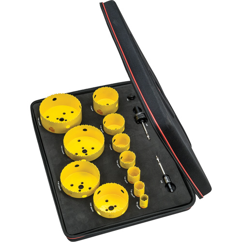 Trousse de scie cloche pour &eacute;lectricien, 14 morcea Distribution Industrielle GC